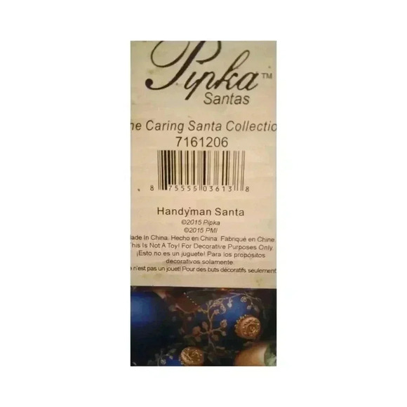 Handyman Santa, By Pipka Santas, The Caring Santas Collection, 2015 - Picture 6 of 9